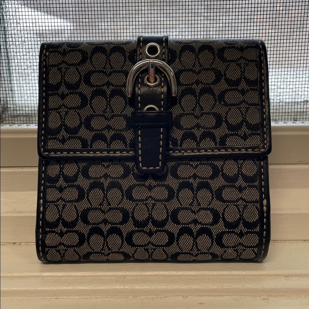 Coach signature wallet